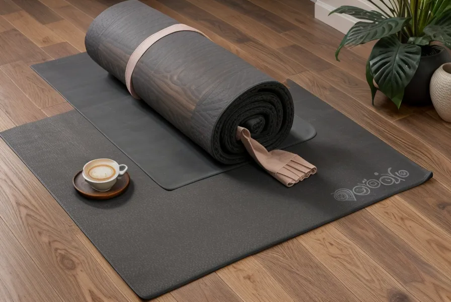 Laptop con material de estudio de un instructorado de yoga online junto a una taza de té, durante una sesión de formación.