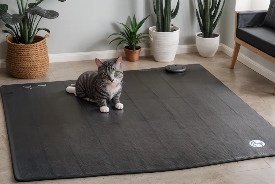 Yoga en casa: esterilla y taza de café frío junto a la laptop, símbolo del choque entre trabajo freelance y práctica