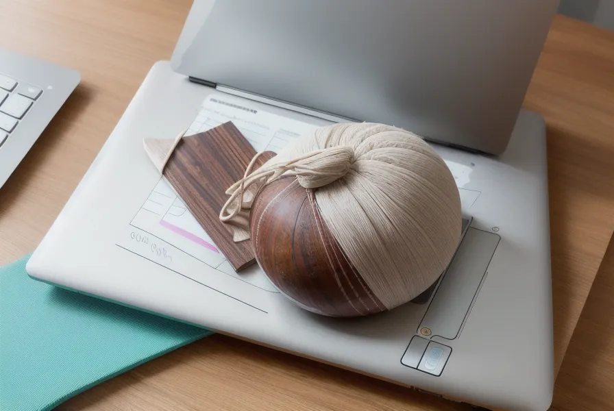 Primer plano de materiales de estudio de yoga y diccionarios técnicos sobre un escritorio de madera.
